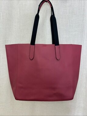 Coach Large Berry Derby Tote Bag with Black Strap Excellent Condition
